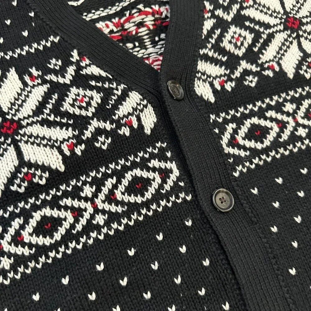 NWT Polo Ralph Lauren Snowflake Cotton-Cashmere Cardigan 3XLT